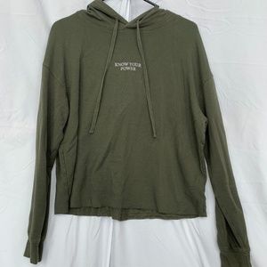 Express Crop Hoodie